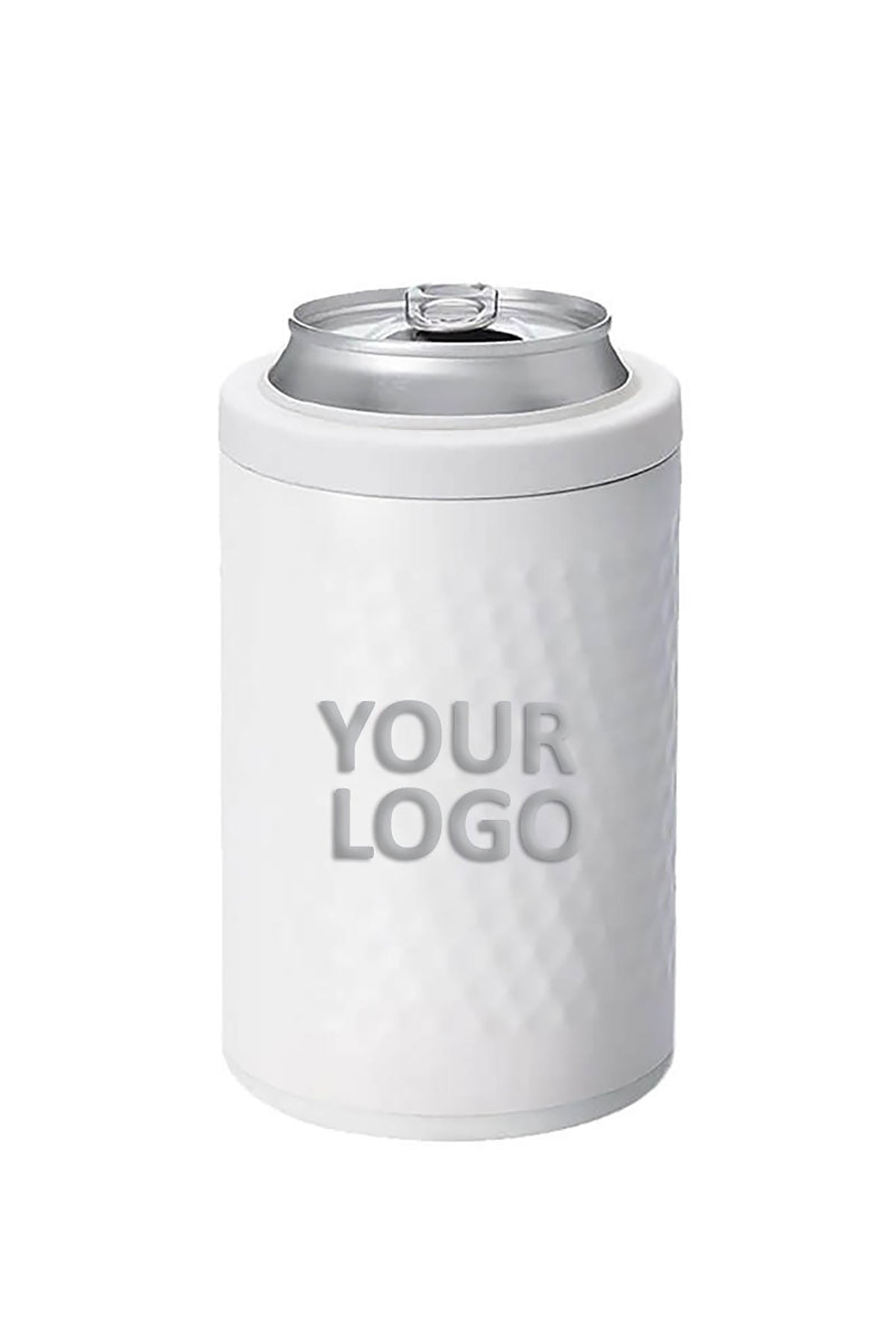 Swig 12 Oz Golf Partee Custom Can & Bottles Coolers, White