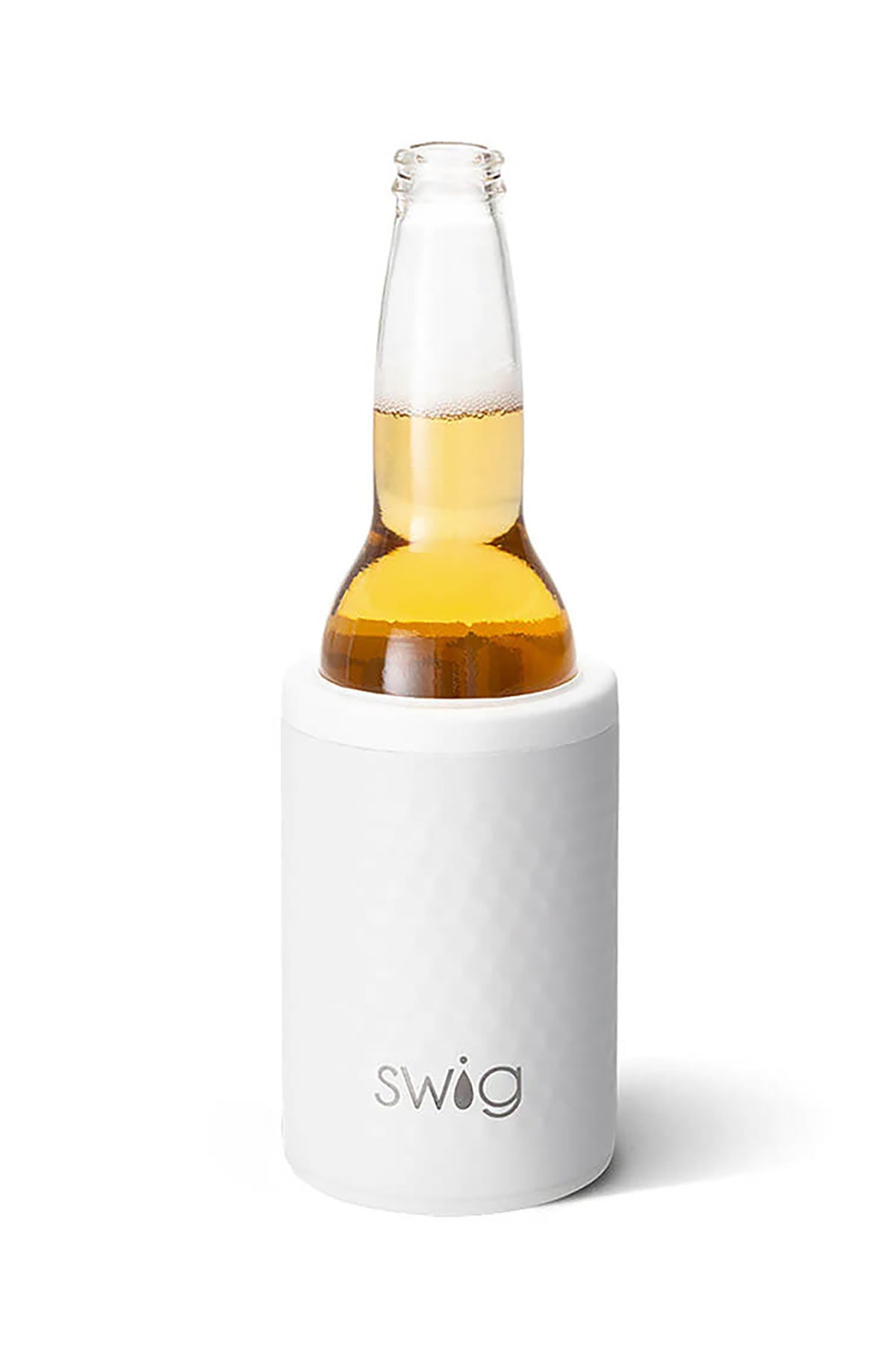 Swig 12 Oz Golf Partee Custom Can & Bottles Coolers, White