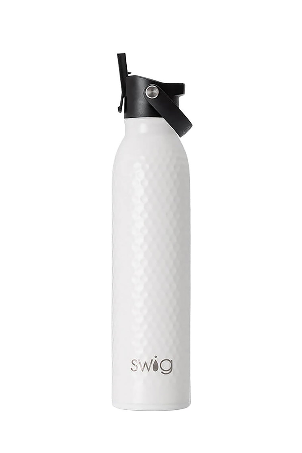 Swig 20 Oz Golf Partee Flip + Sip Custom Water Bottles, White