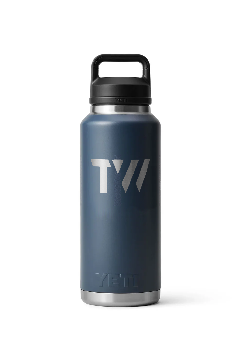YETI Rambler 36 oz Bottle with Chug Cap, Navy [TW Constructors]