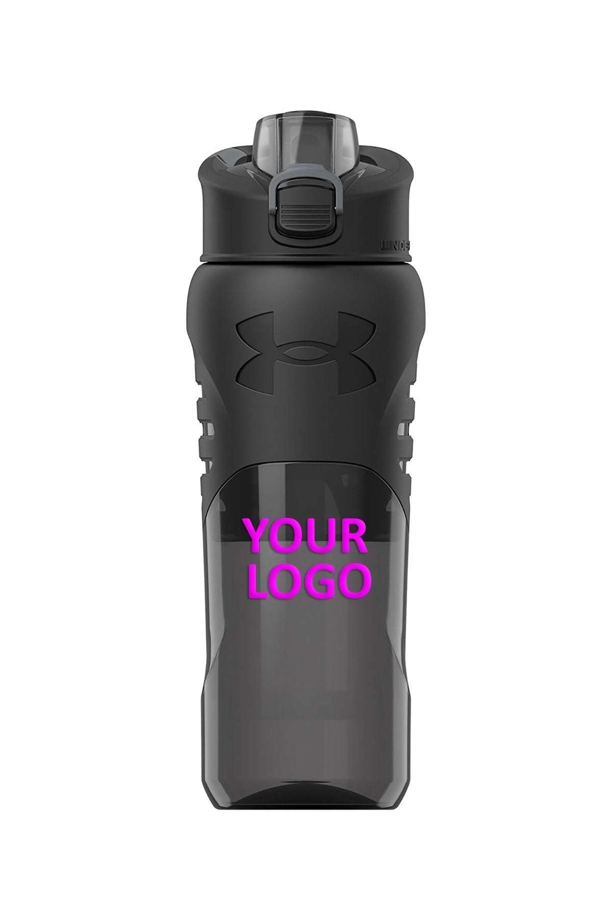 Under Armour 24oz Draft Grip Custom Bottles, Charcoal