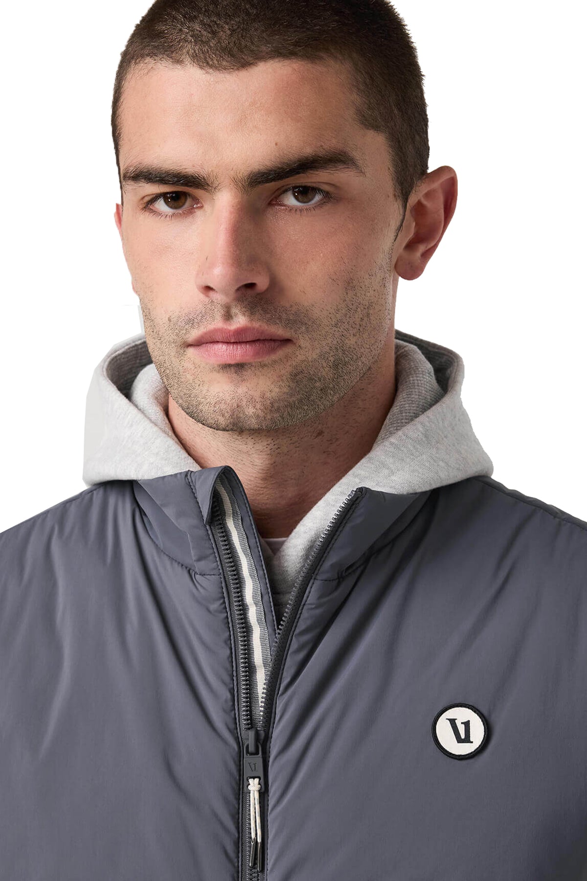 Vuori Men's Echo Insulated Custom Vests, Moonlight