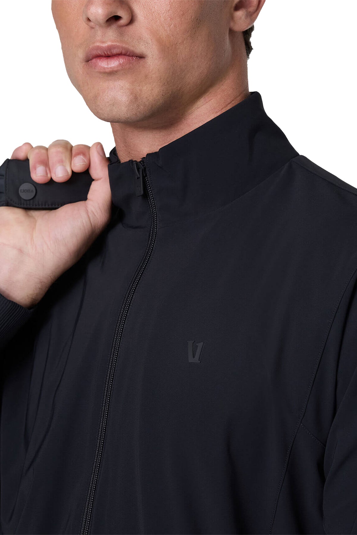 Vuori Men's Fleet Custom Jackets, Black