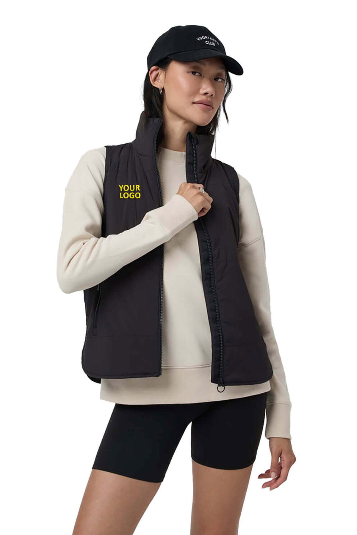 Vuori Women's Canyon Insulated Custom Vests, Black