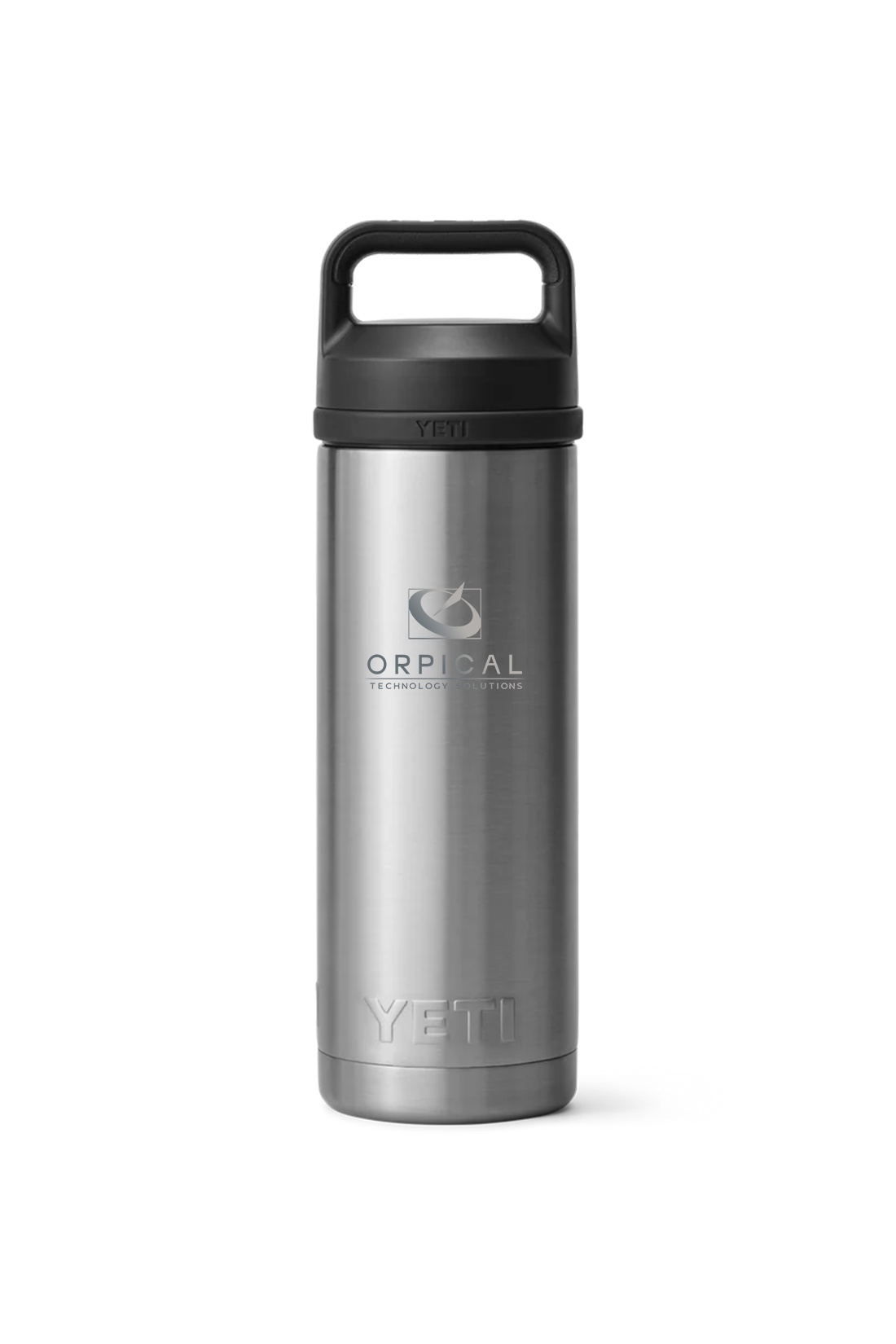 YETI 18 Oz Rambler Bottle with Chug Cap, Stainless [Orpical Technology Solutions]