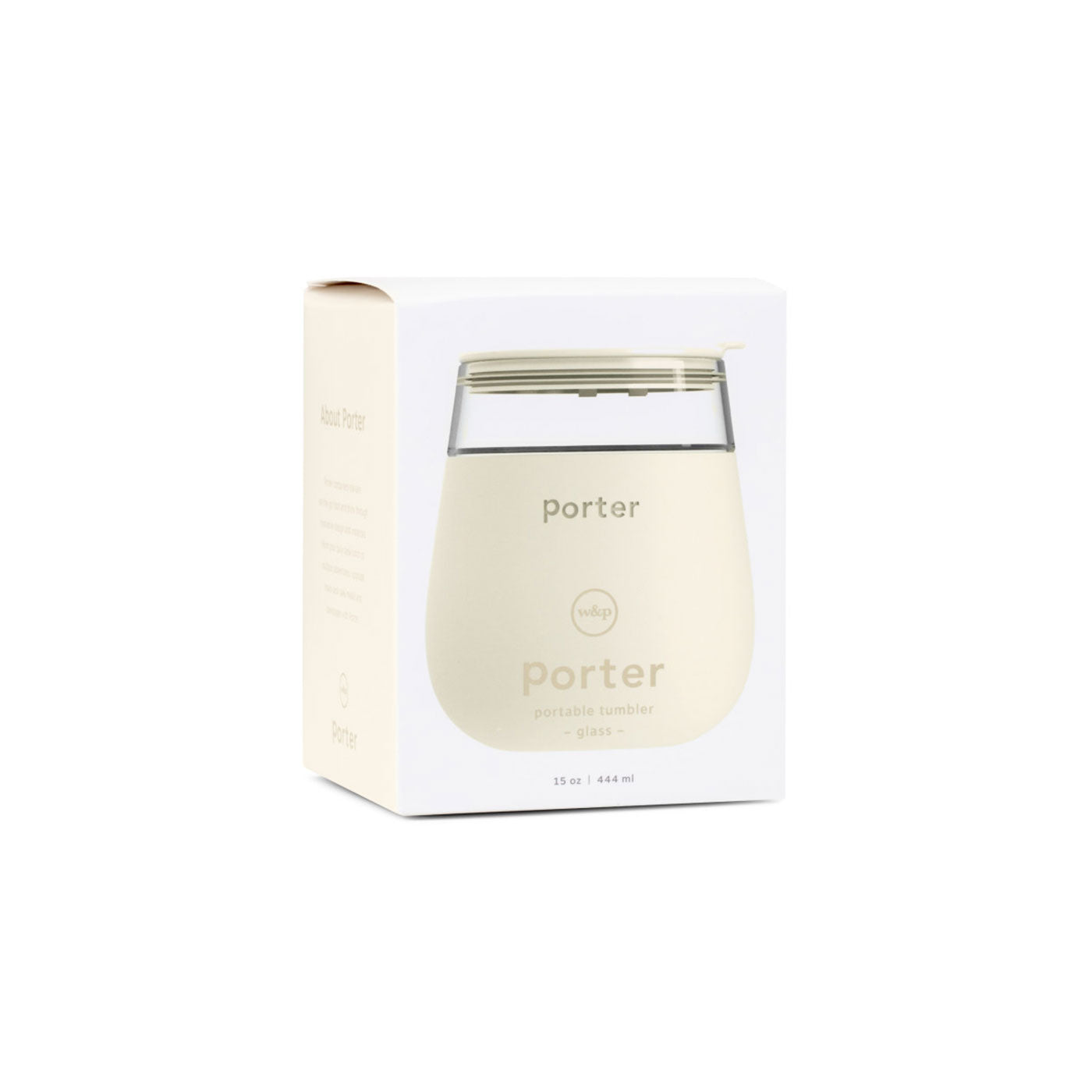 Custom W&P Porter Glass - 15 Oz Cream 100369-274