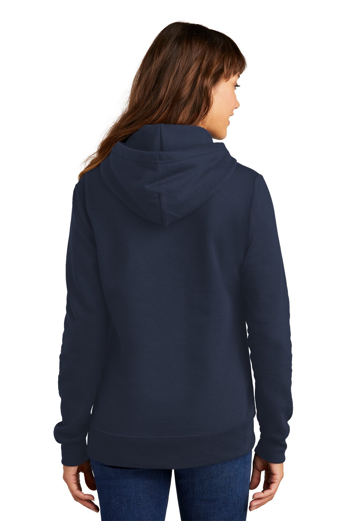 Port & Company Ladies Core Fleece Pullover Hooded Sweatshirt LPC78H Navy
