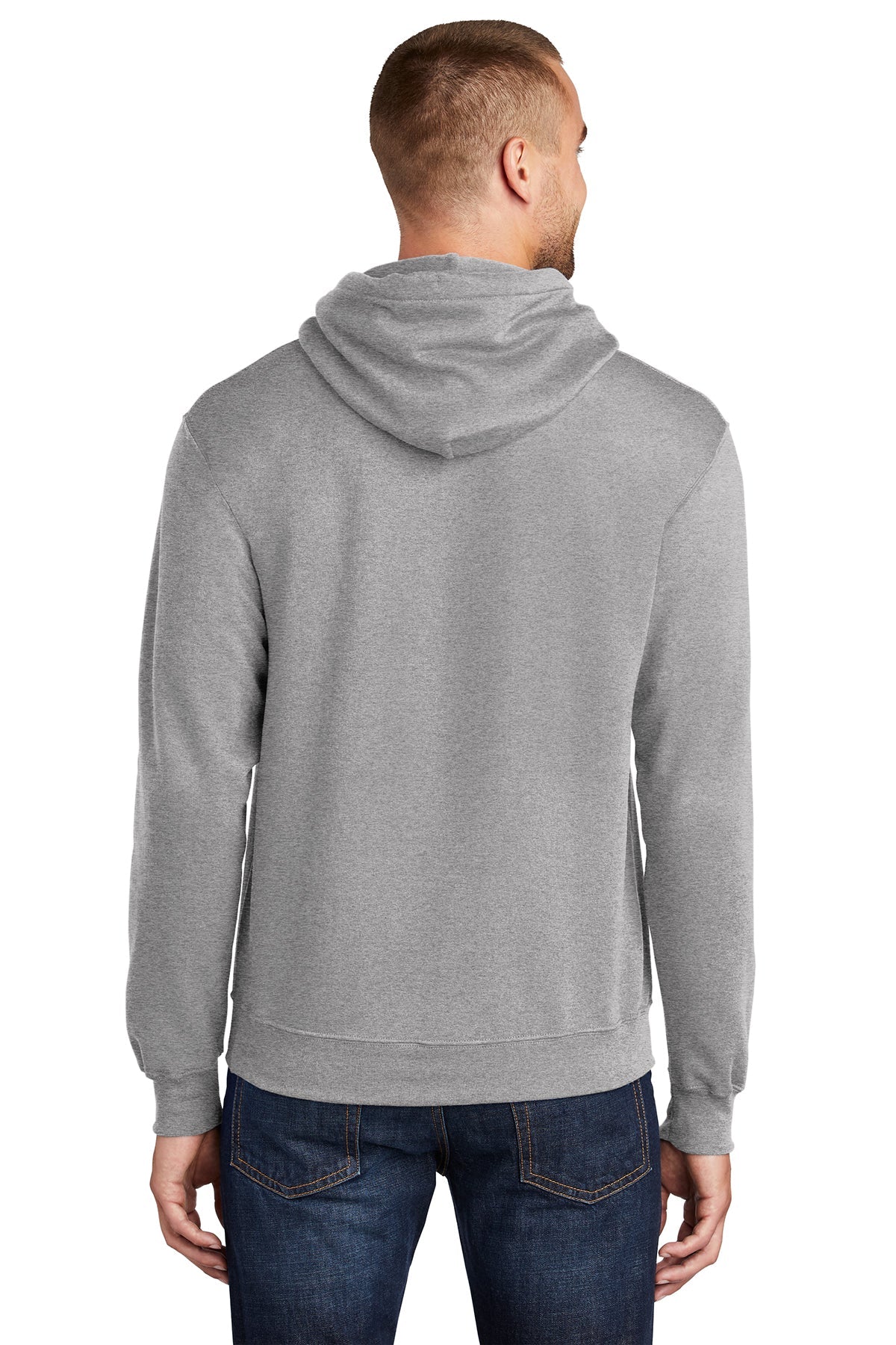 Port & Company Tall Core Fleece Pullover Hooded Sweatshirt PC78HT Athletic Heather