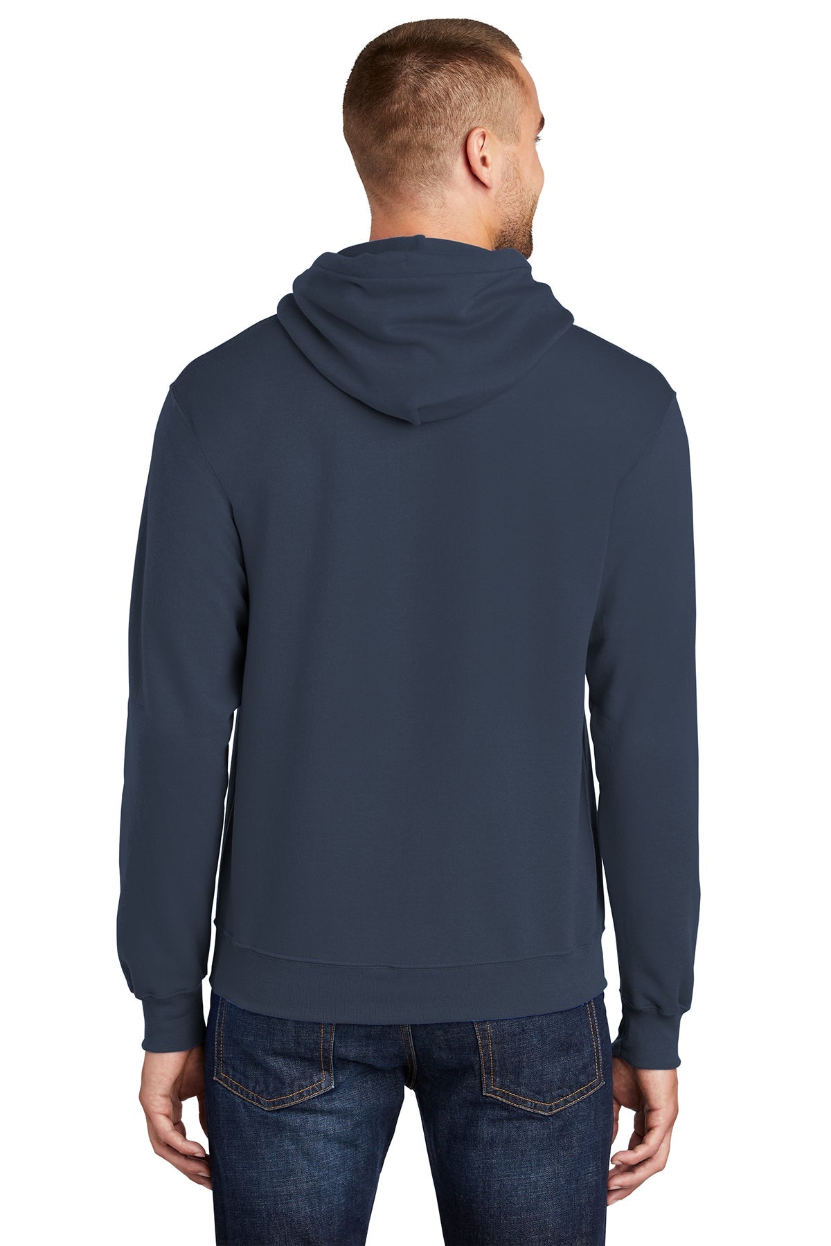 Port & Company Tall Core Fleece Pullover Hooded Sweatshirt PC78HT Navy