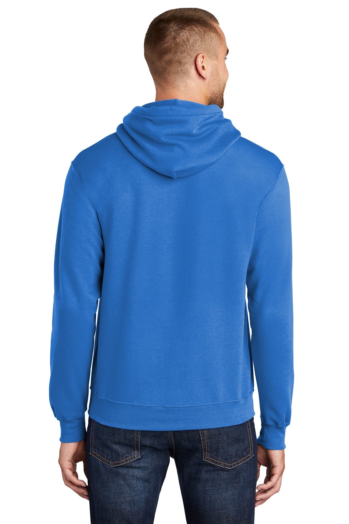 Port & Company Tall Core Fleece Pullover Hooded Sweatshirt PC78HT Royal