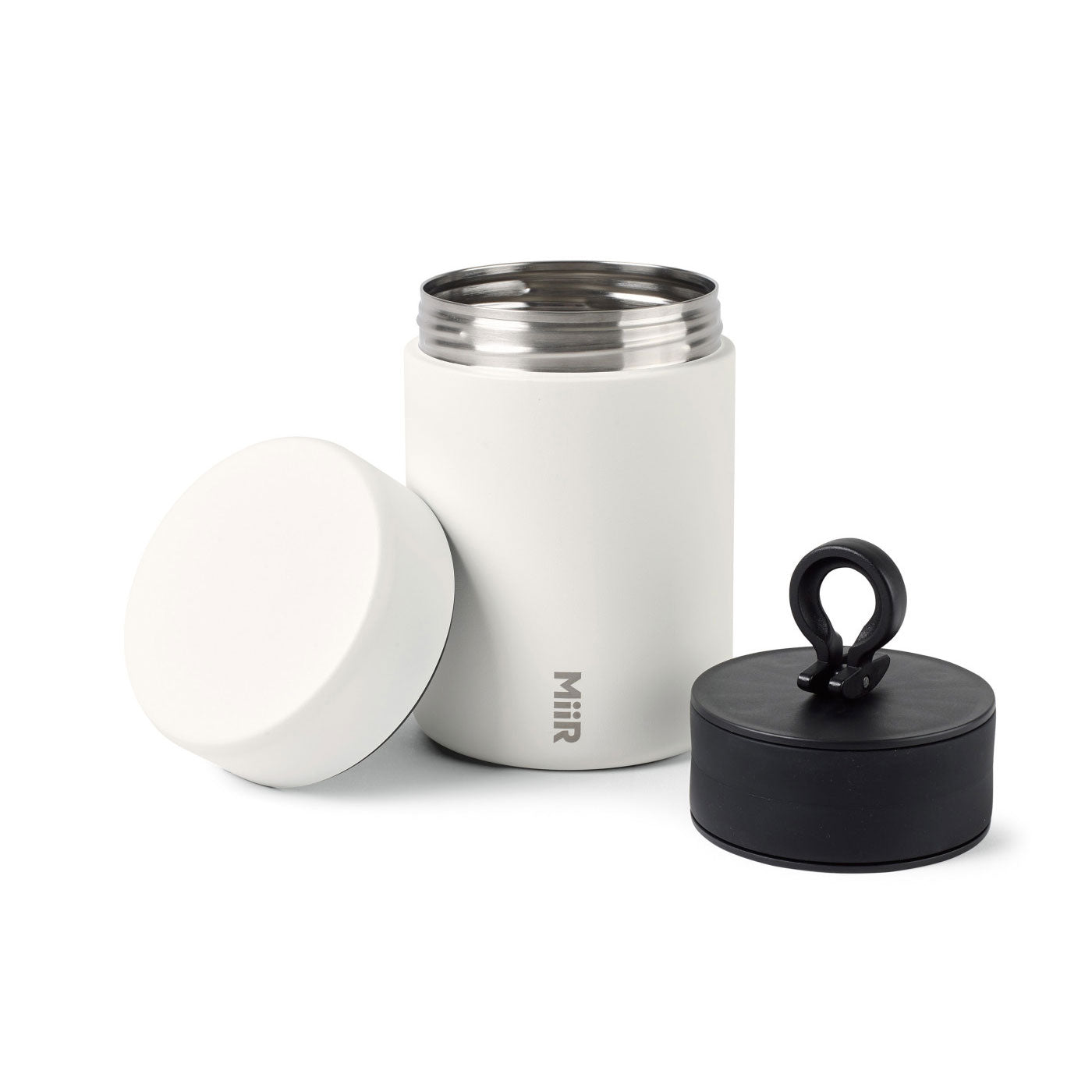 MiiR Coffee Branded 12 Oz Canisters, White Powder