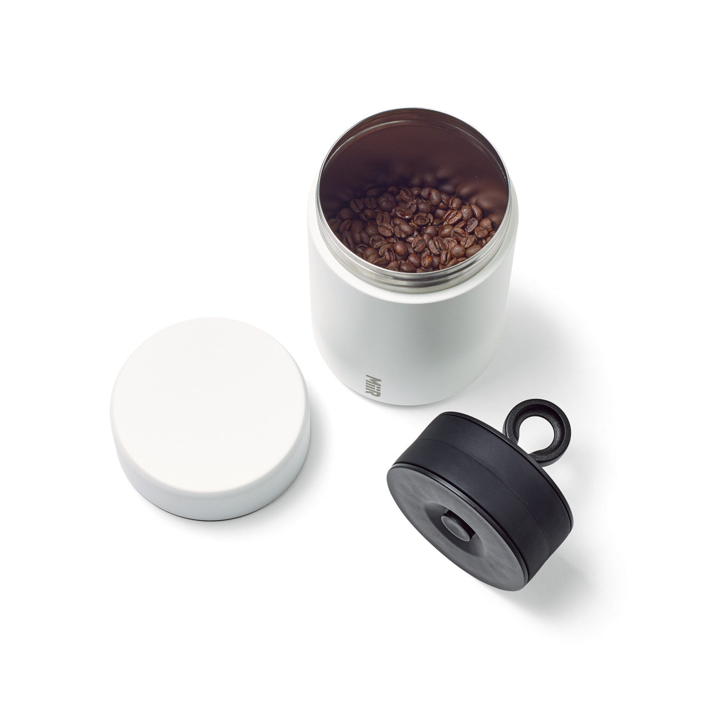 MiiR Coffee Branded 12 Oz Canisters, White Powder