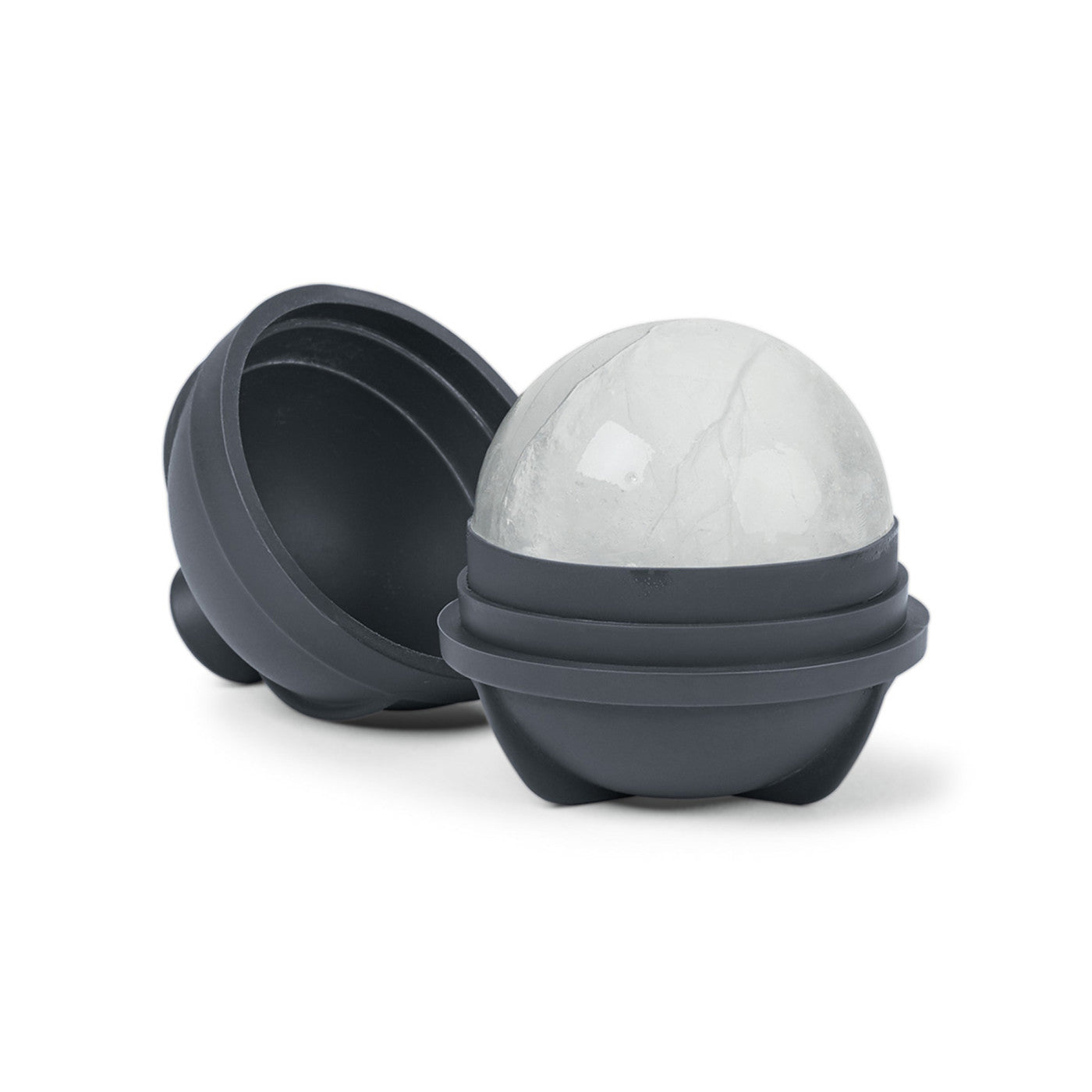 Custom W&P Peak Single Sphere Ice Mold, Charcoal