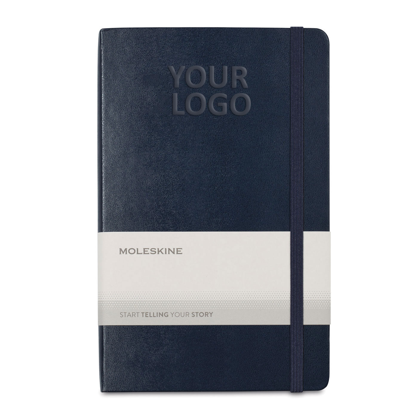 Moleskine Hard Cover Large Double Layout Notebook Sapphire Blue