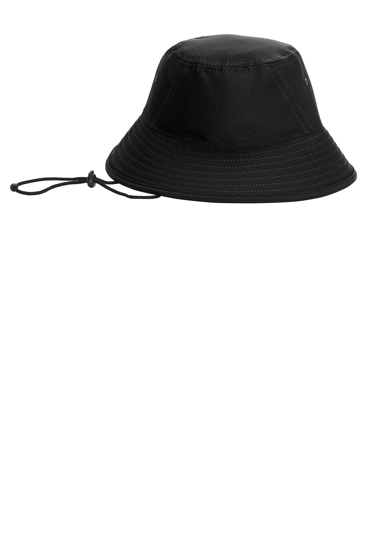 New Era Hex Era Branded Bucket Hats, Black