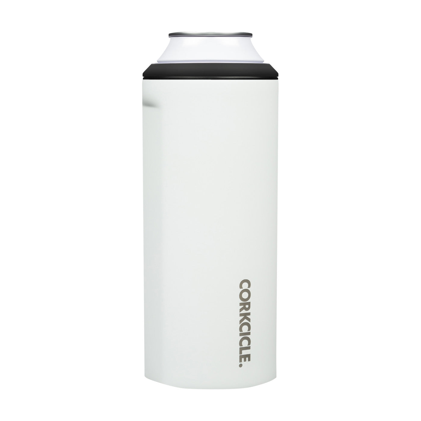 CORKCICLE Slim Can Cooler, White