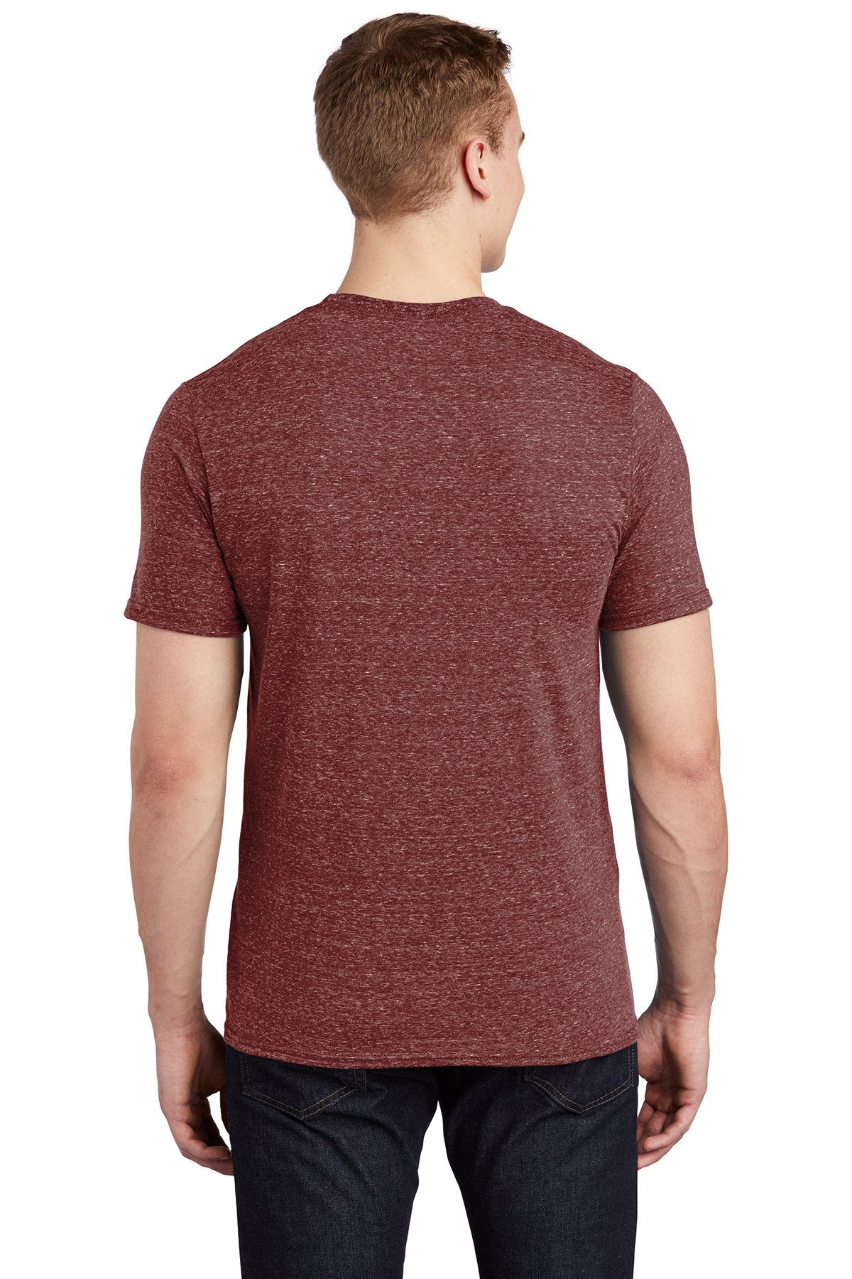 Jerzees Snow Heather Jersey T-Shirt 88M Maroon