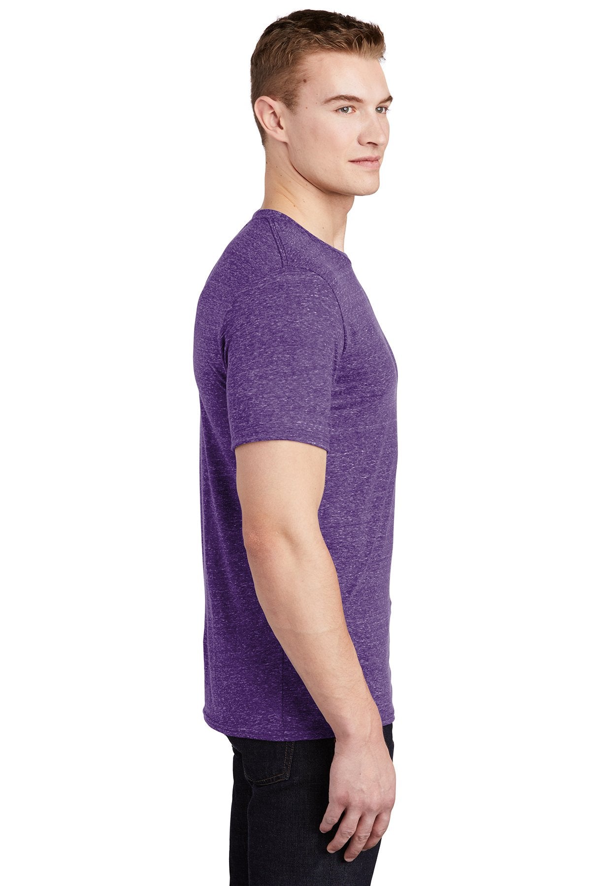 Jerzees Snow Heather Jersey T-Shirt 88M Purple