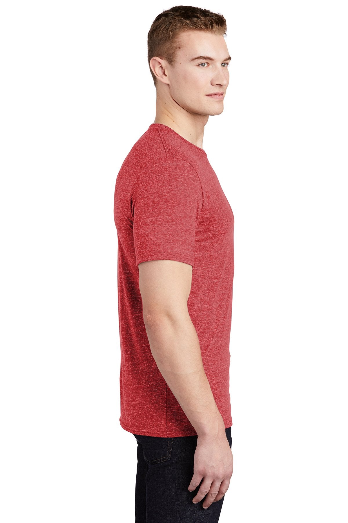 Jerzees Snow Heather Jersey T-Shirt 88M Red