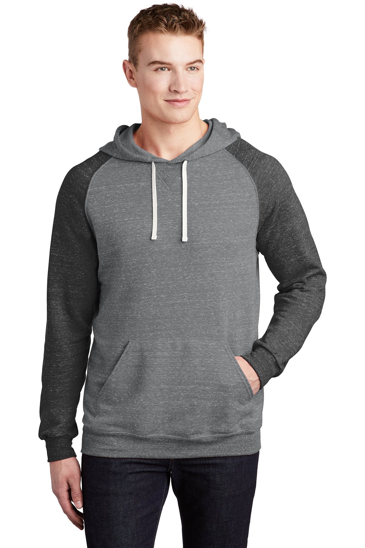 Jerzees Charcoal/ Black 90M sweatshirts with logos