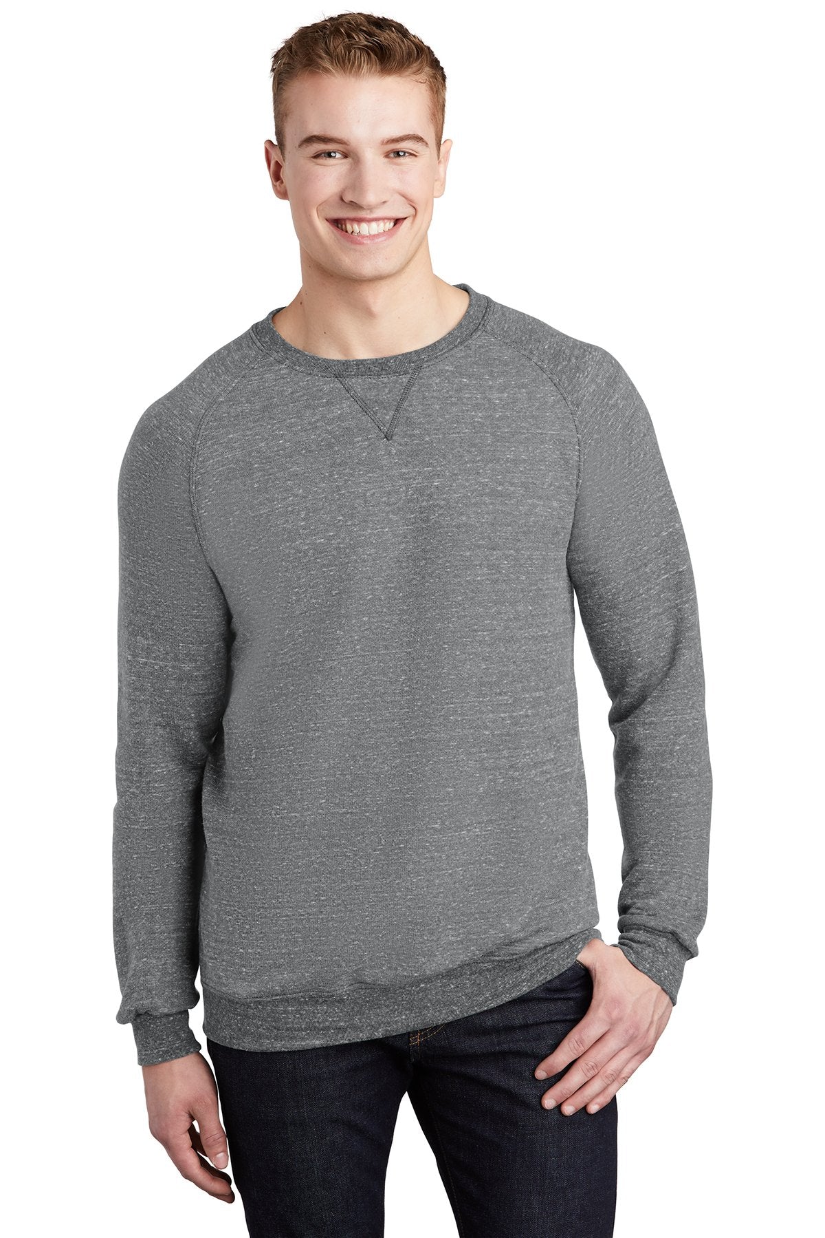 Jerzees Charcoal 91M sweatshirts with logos