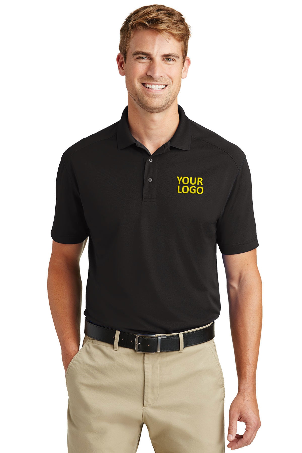 CornerStone Tall Select Lightweight Snag-Proof Polo TLCS418 Black