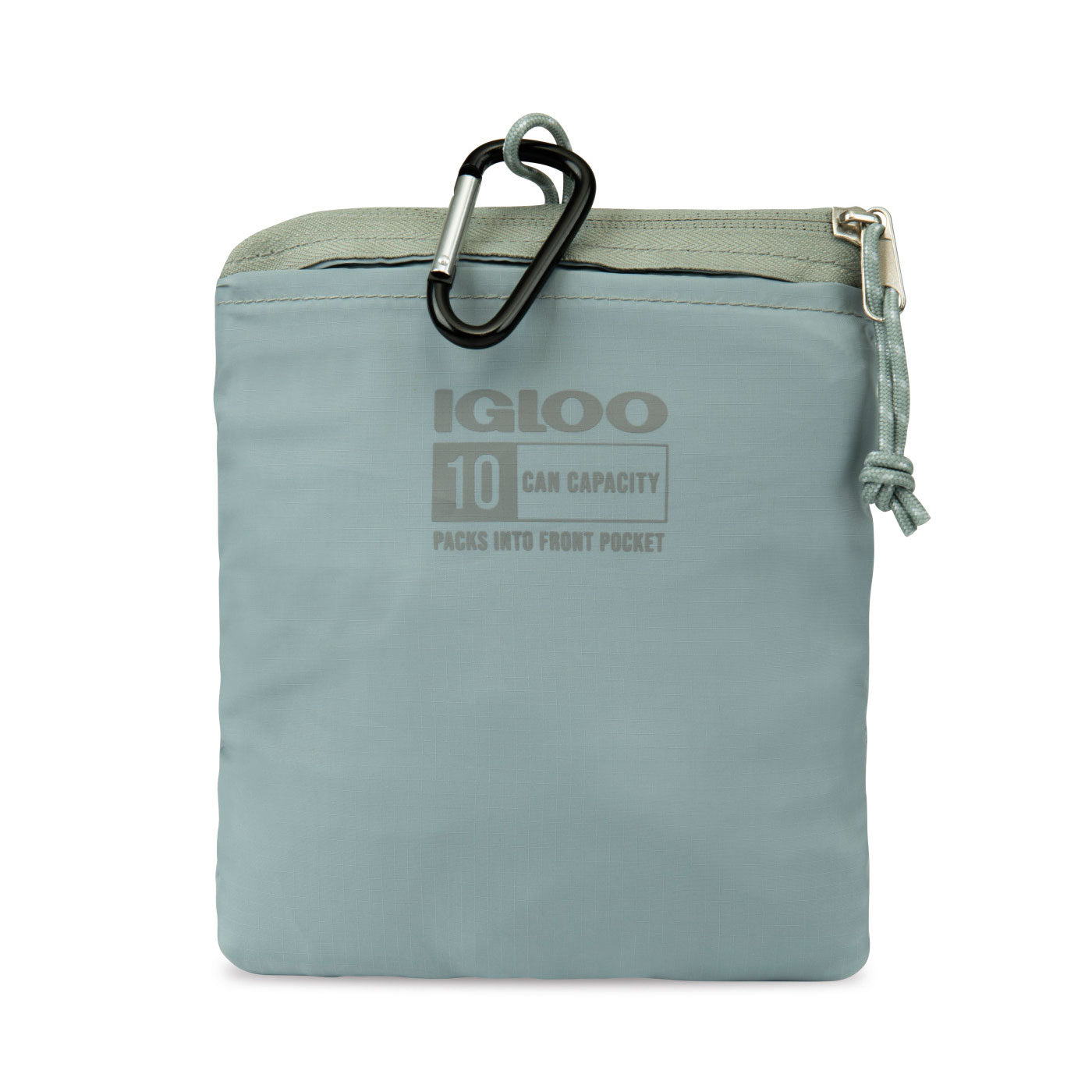 Igloo Packable Puffer 10 Can Branded Cooler Bags, Aqua Gray