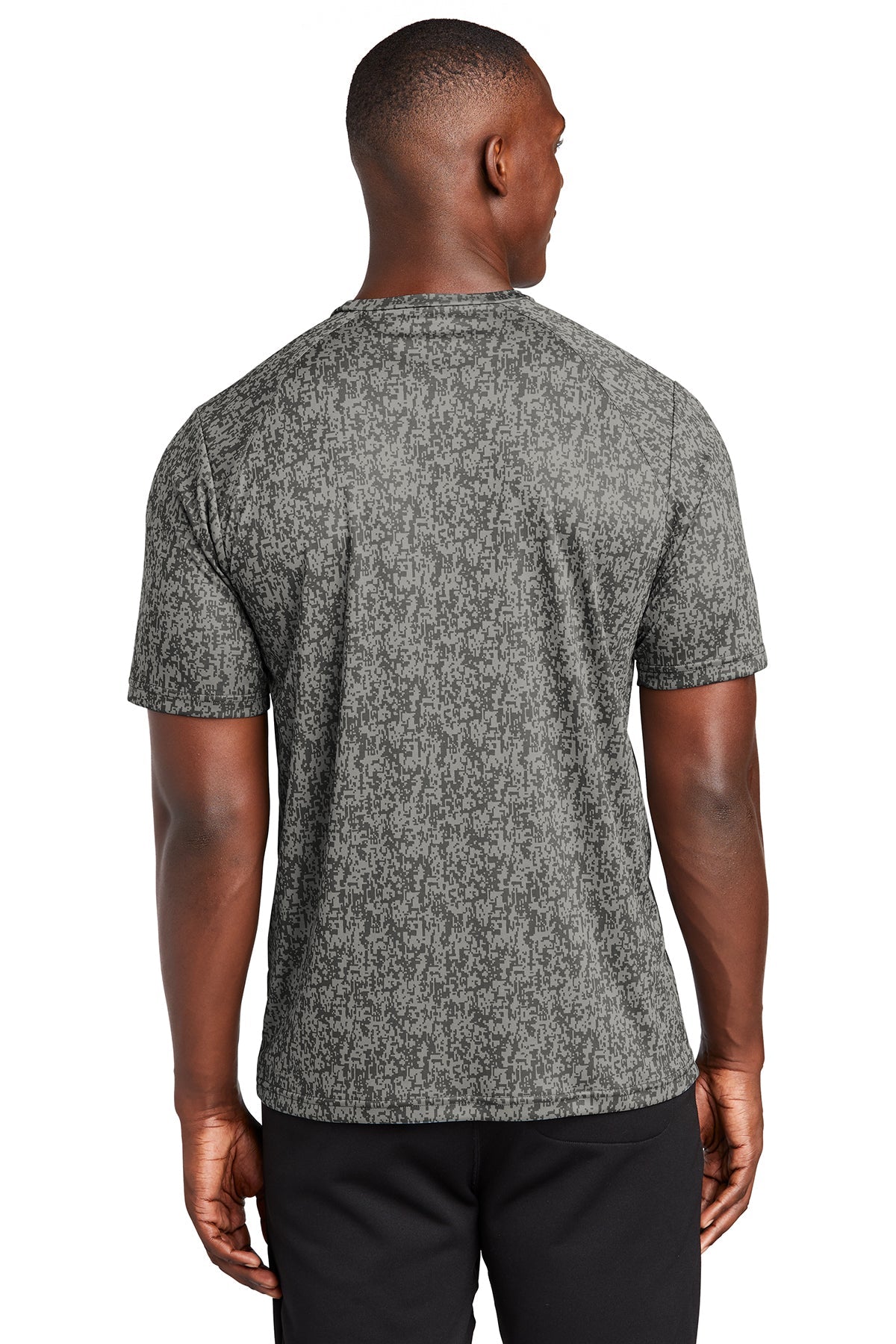 sport-tek digi camo tee st460 grey concrete