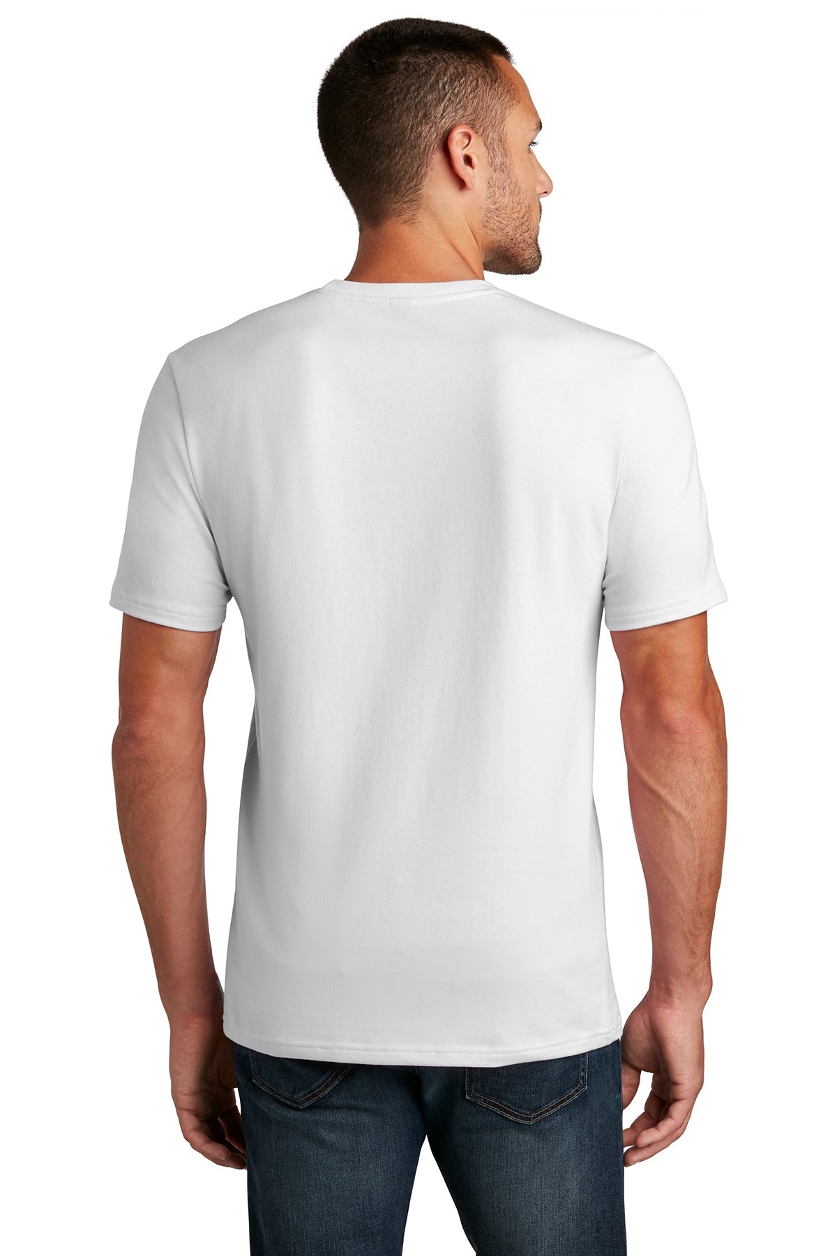 district flex tee dt7500 white