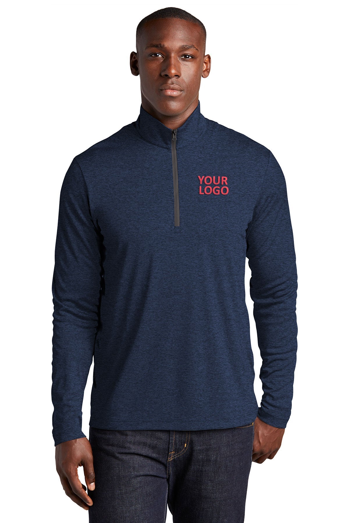 Sport-Tek Endeavor 1/4-Zip Pullover ST469 Dark Royal Heather