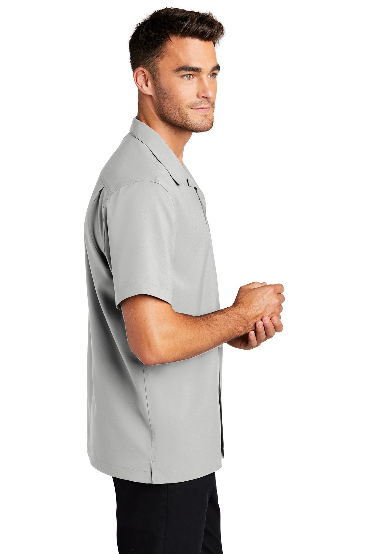 port authority_w400 _silver_company_logo_button downs
