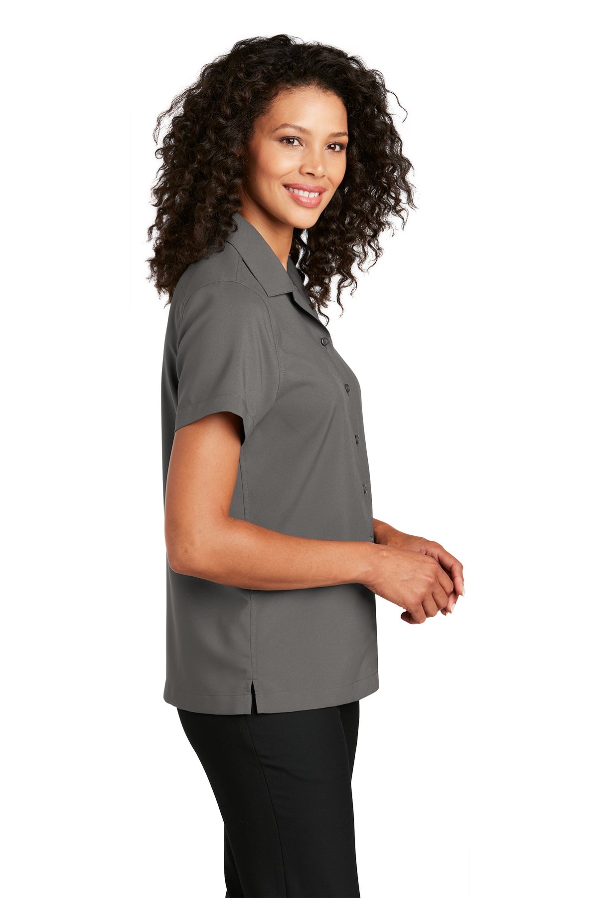 port authority_lw400 _graphite_company_logo_button downs