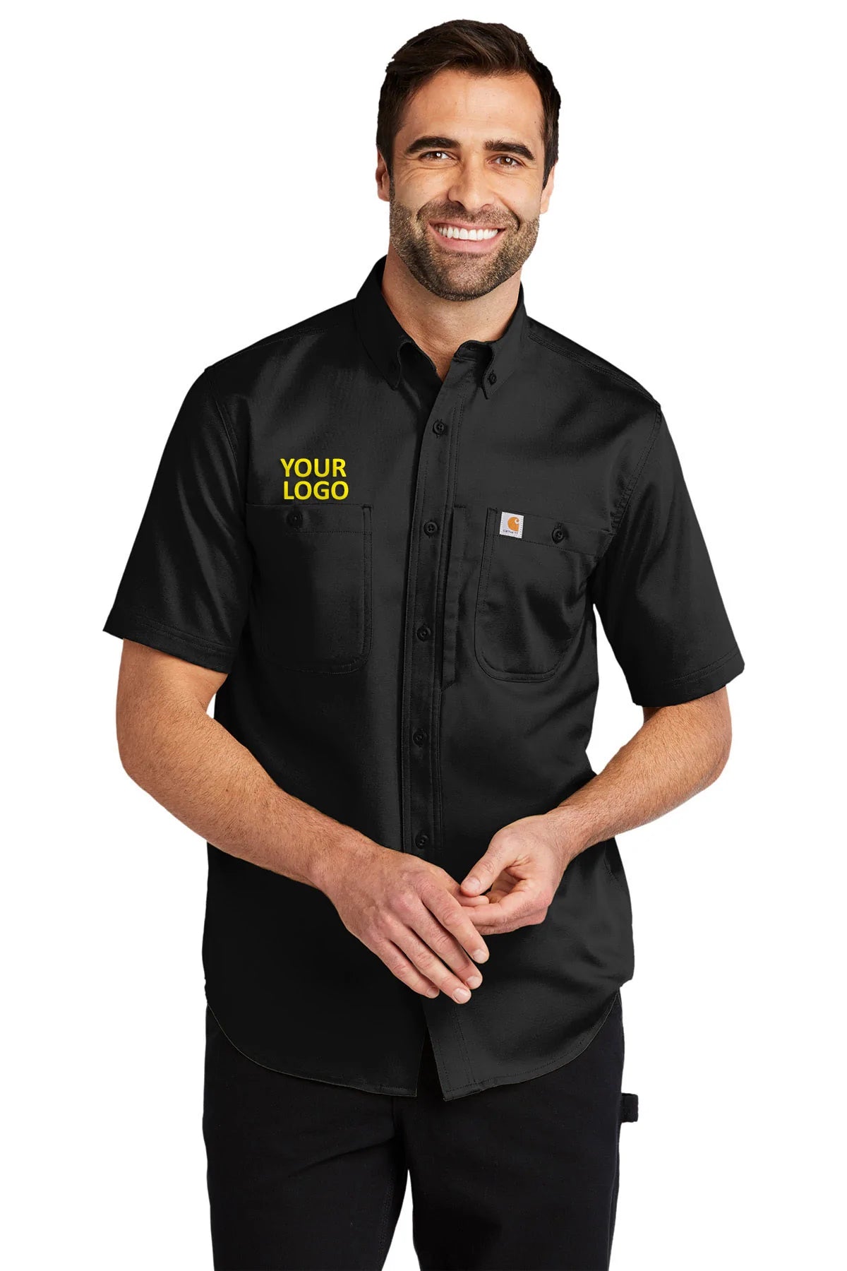 Carhartt Rugged Professional Series Short Sleeve Shirt CT102537 Black