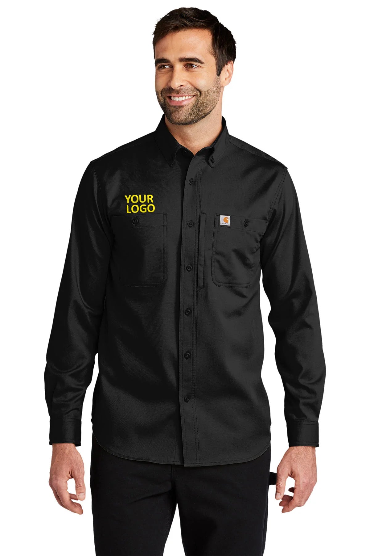 Carhartt Rugged Professional Series Long Sleeve Shirt CT102538 Black
