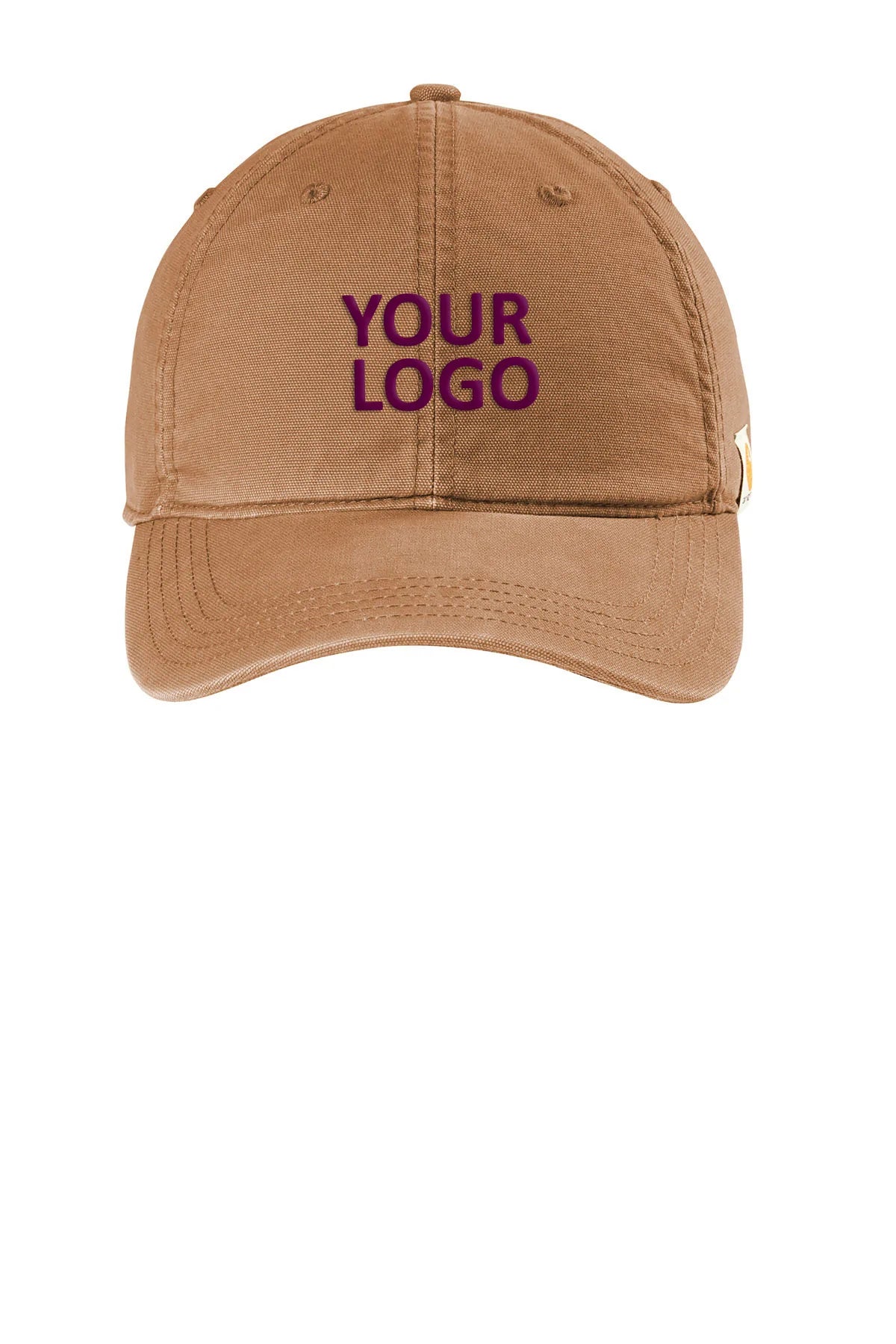 Carhartt Cotton Canvas Custom Caps, Carhartt Brown