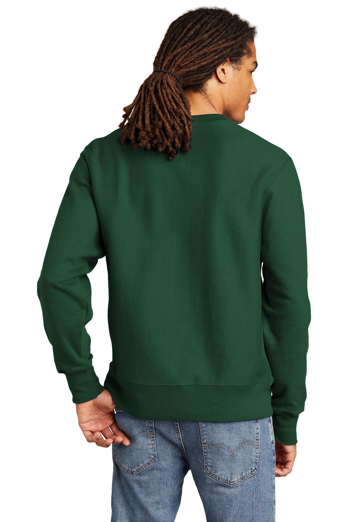 Champion Reverse Weave Crewneck Sweatshirt S149 Dark Green