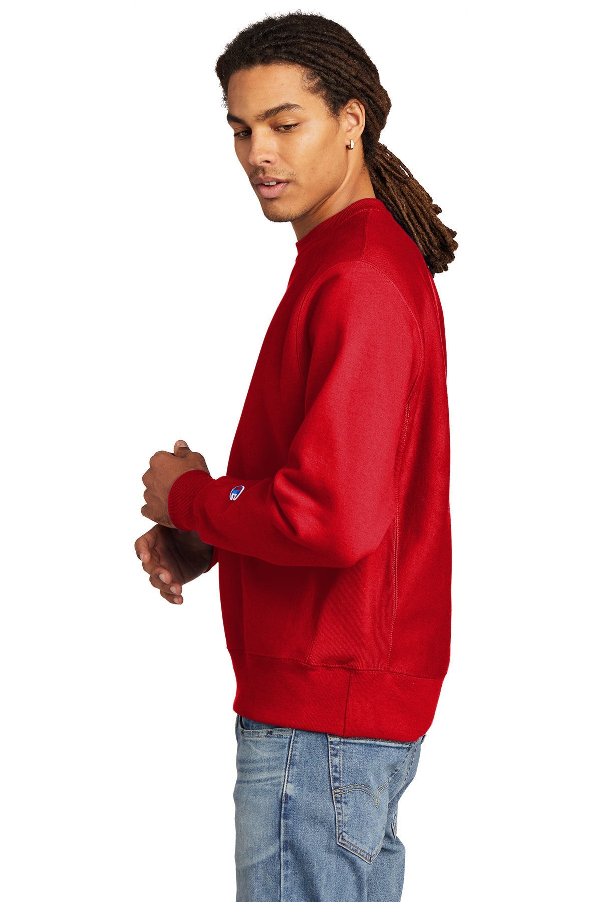 Champion Reverse Weave Crewneck Sweatshirt S149 Red