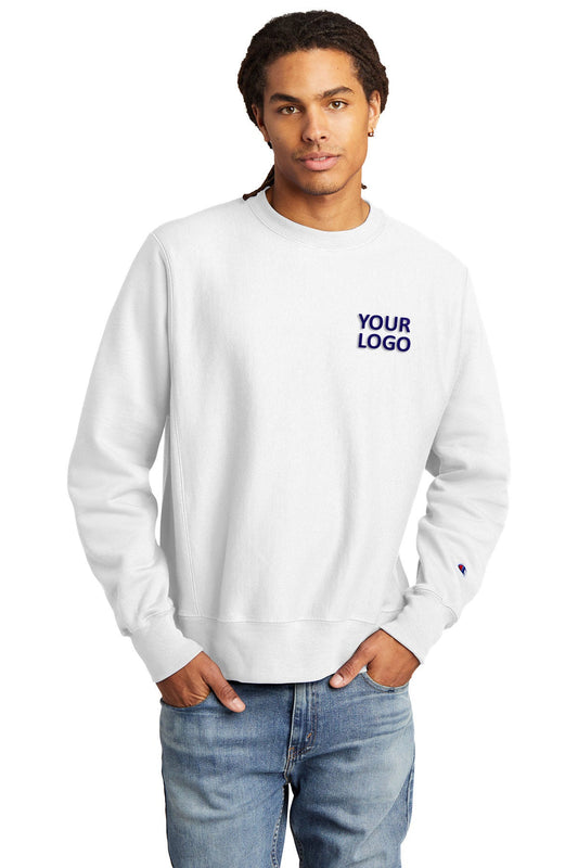 Champion Reverse Weave Crewneck Sweatshirt S149 White