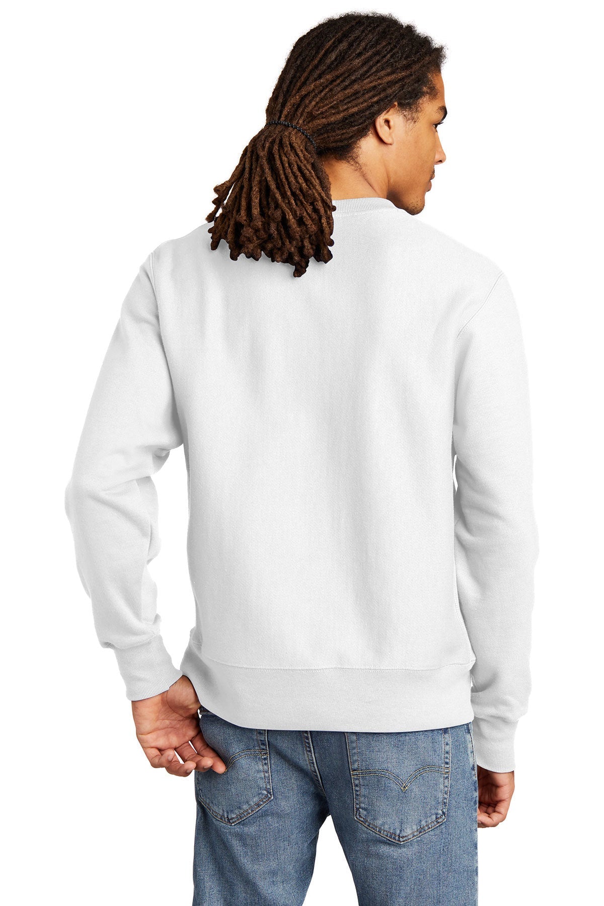 Champion Reverse Weave Crewneck Sweatshirt S149 White