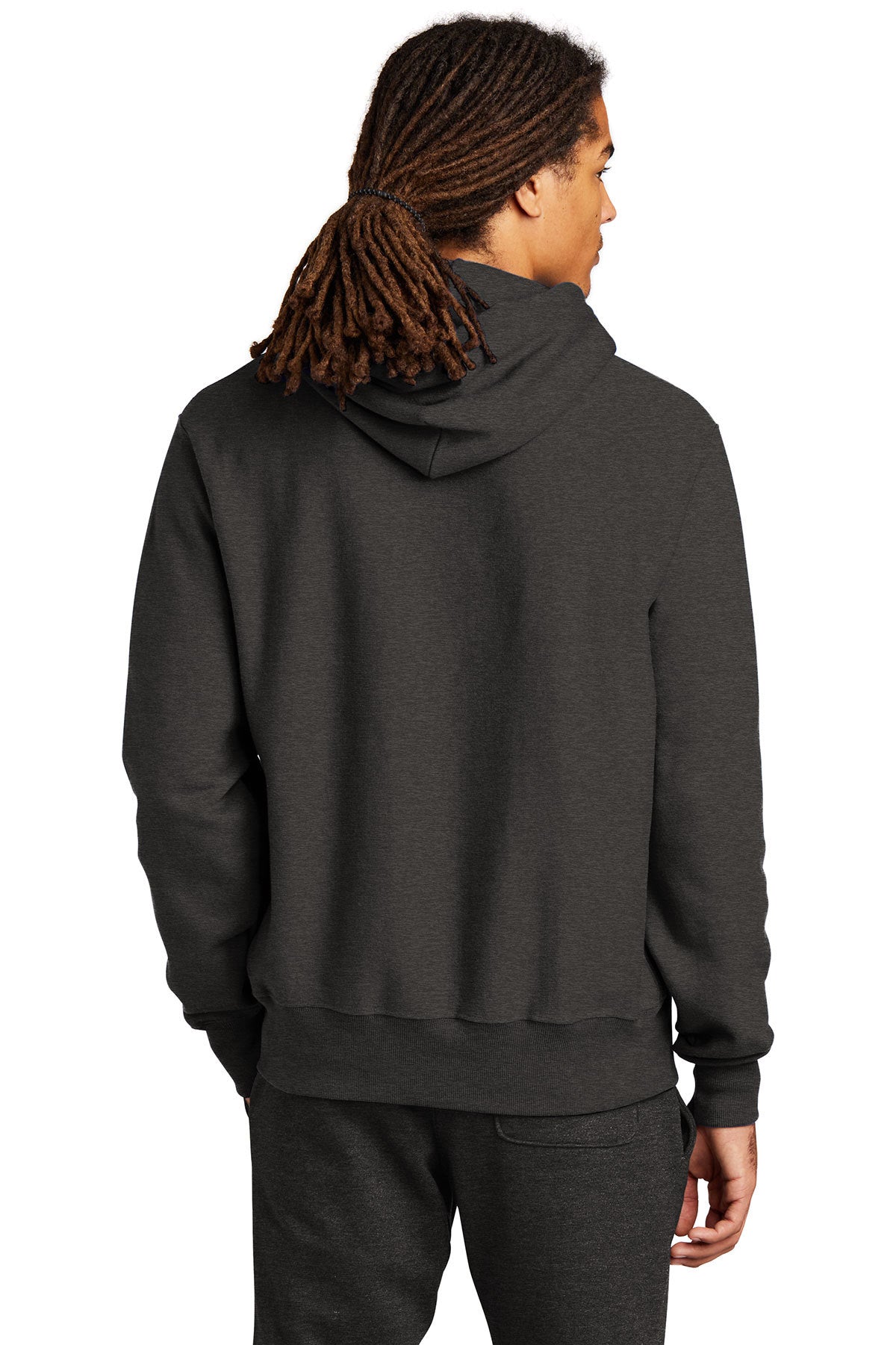 Champion Reverse Weave Hooded Sweatshirt S101 Charcoal Heather