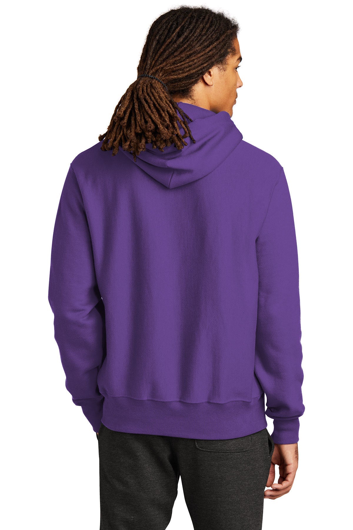 Branded Champion Reverse Weave Hoodie S101 Purple