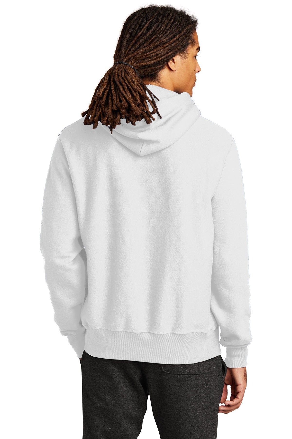 Branded Champion Reverse Weave Hoodie S101 White