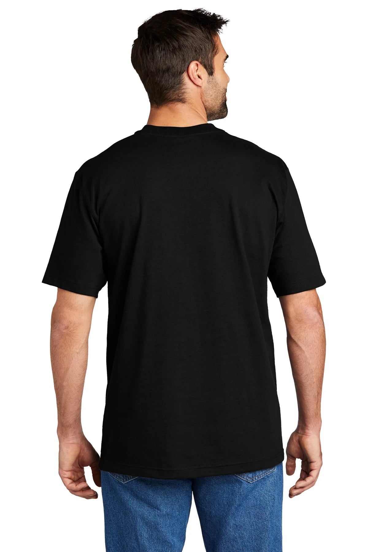 Carhartt Henley Custom T-Shirts, Black