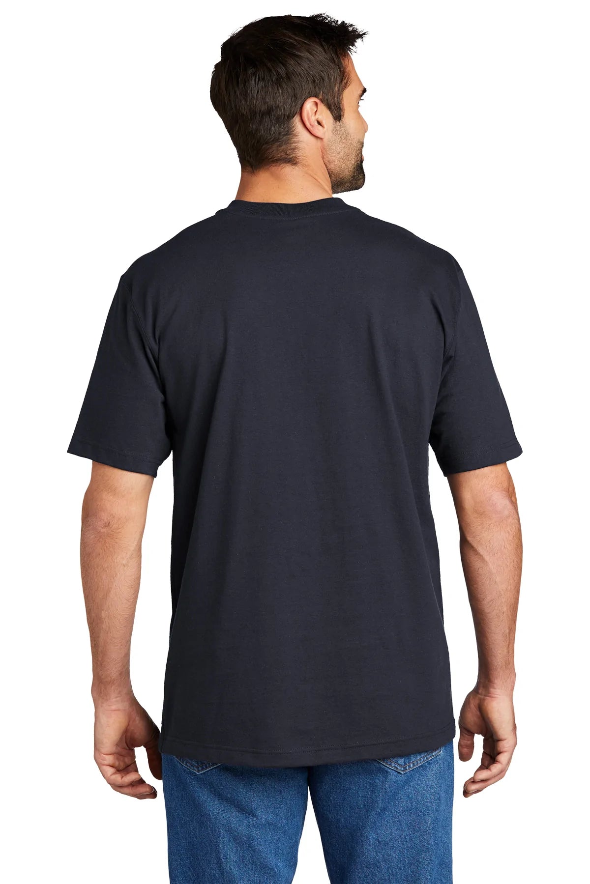 Carhartt Henley Custom T-Shirts, Navy