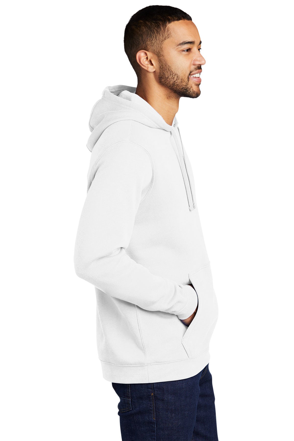 Nike Club Fleece Customized Hoodies, White