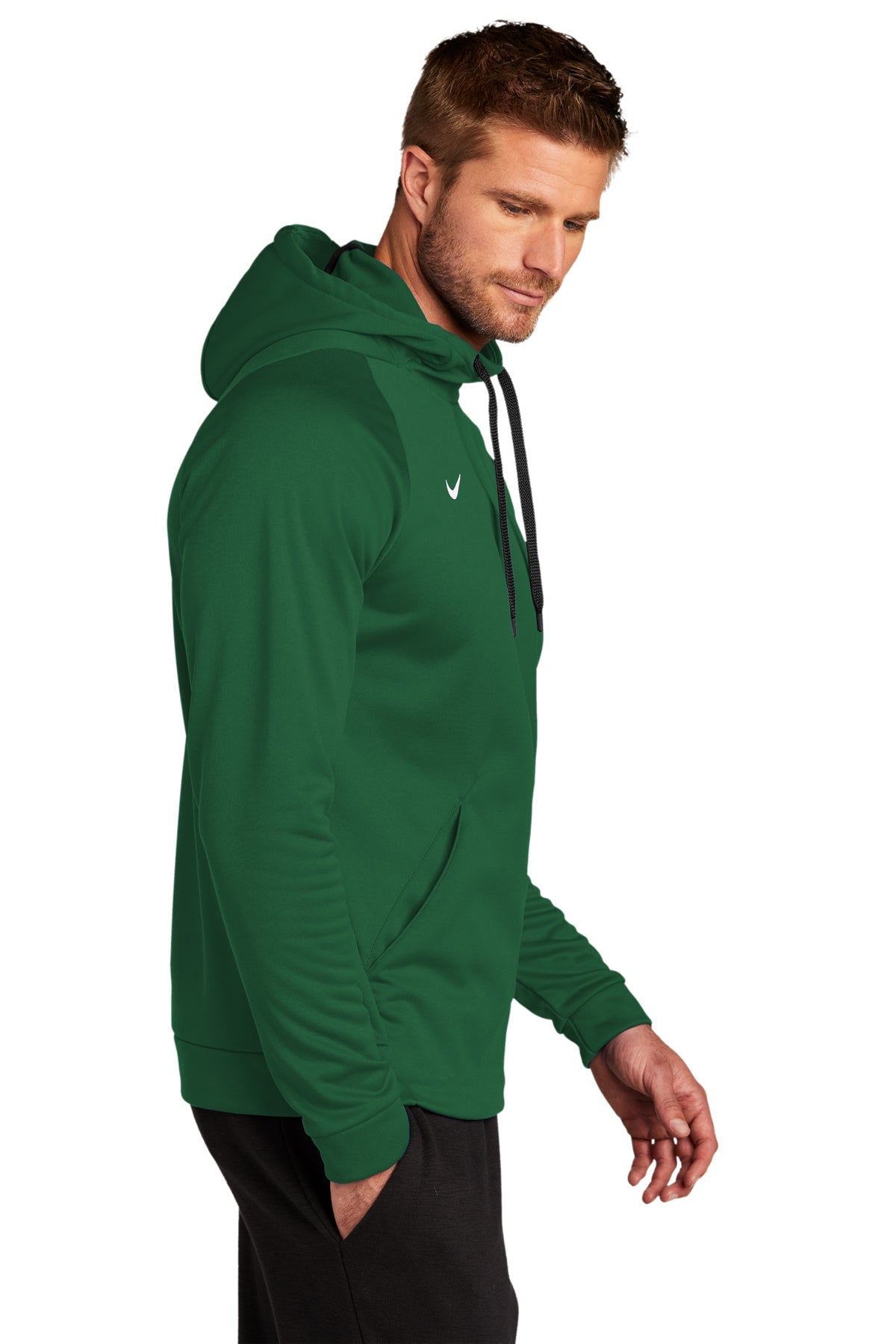 Dark green best sale nike jacket