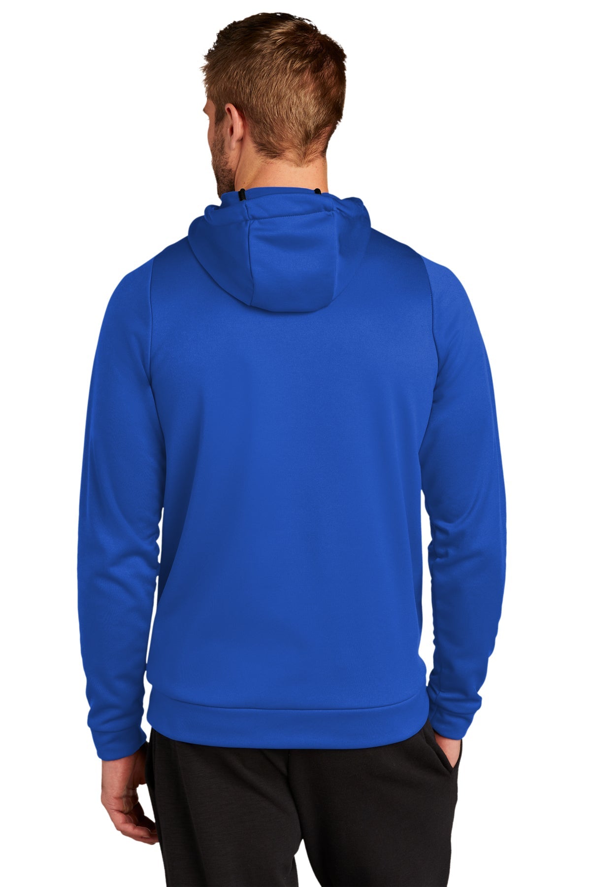 Branded Nike Therma FIT Pullover Fleece Hoodie Team Royal