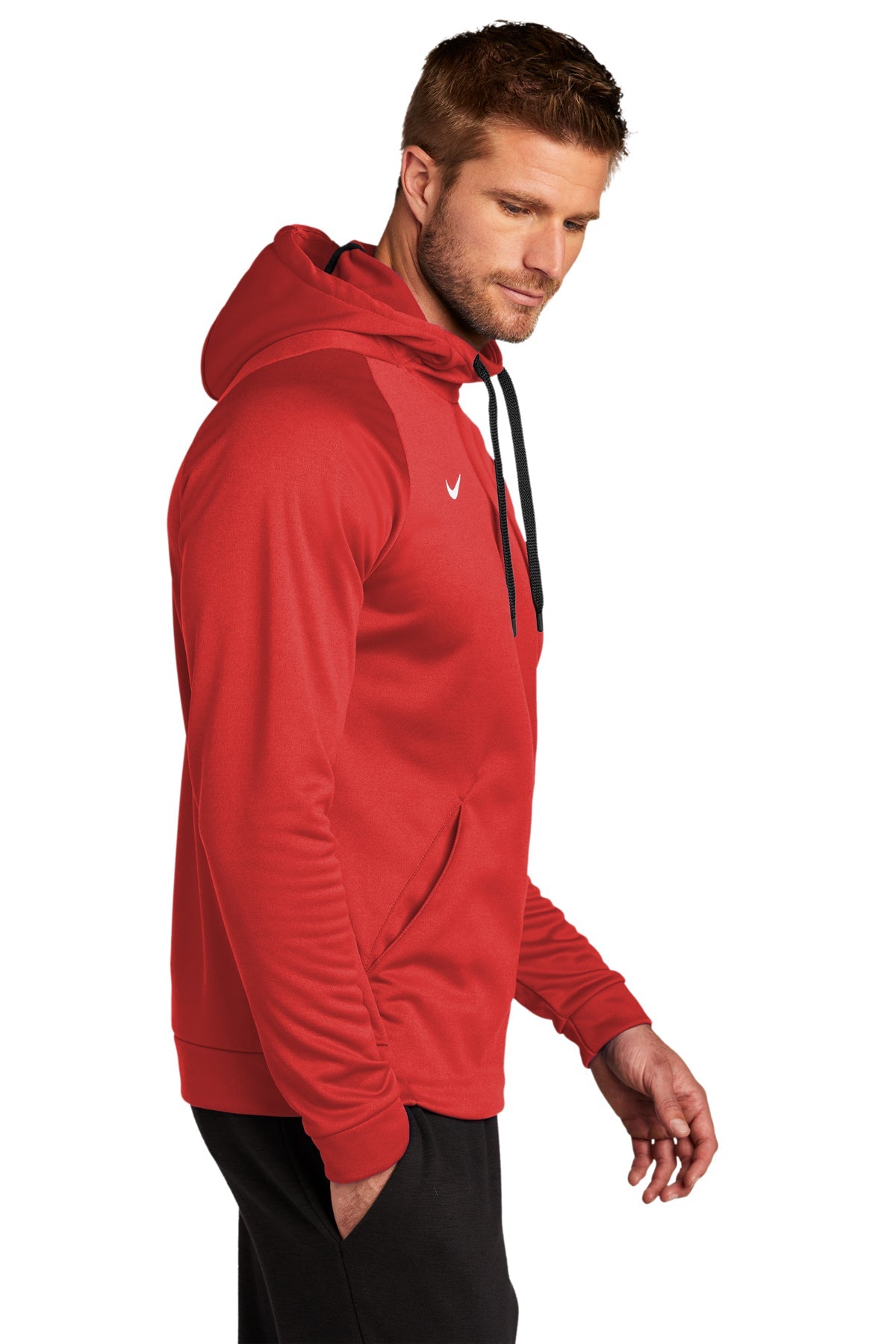 Nike Therma-FIT Fleece Custom Hoodies, Team Scarlet