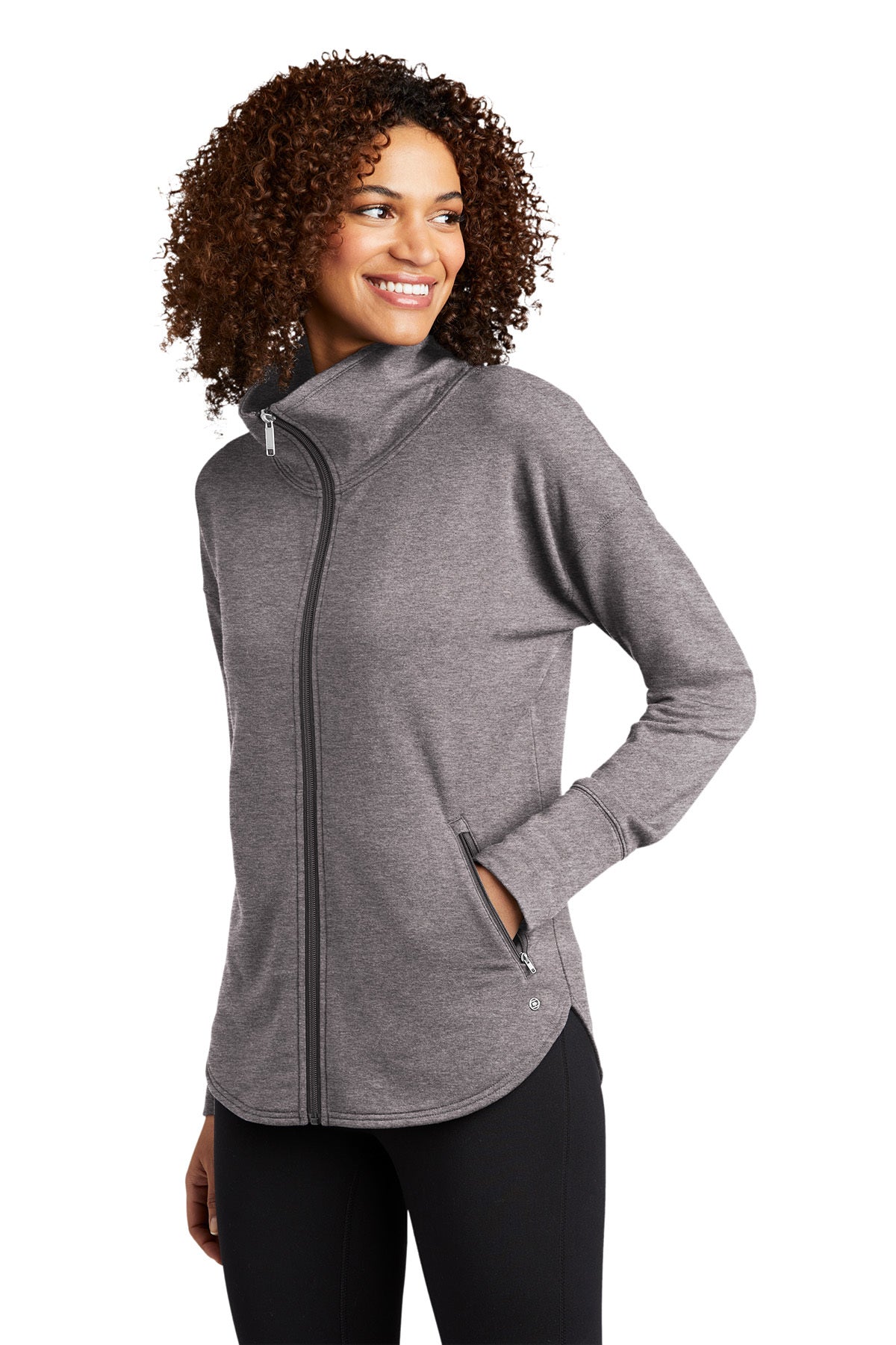 OGIO Ladies Luuma Custom Fleece Jackets, Petrol Grey