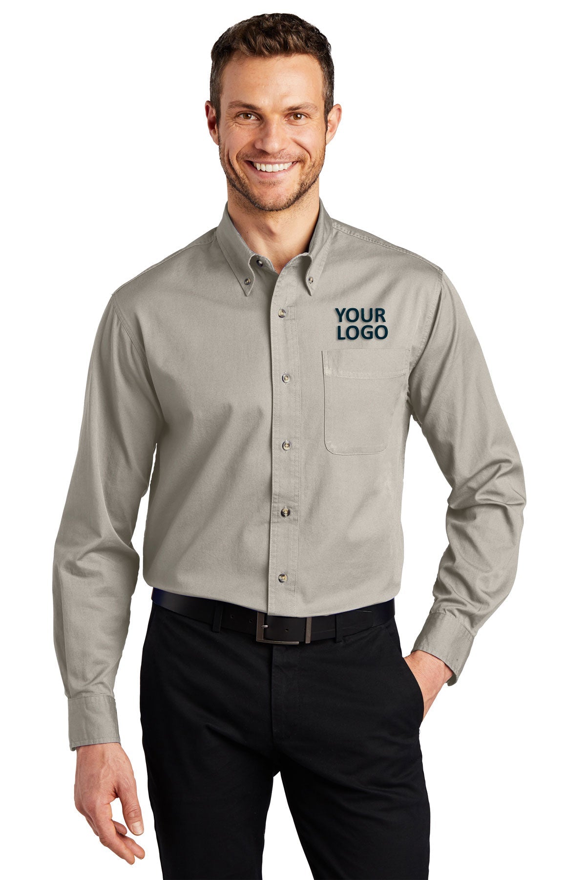Port Authority Stone S600T order embroidered polo shirts